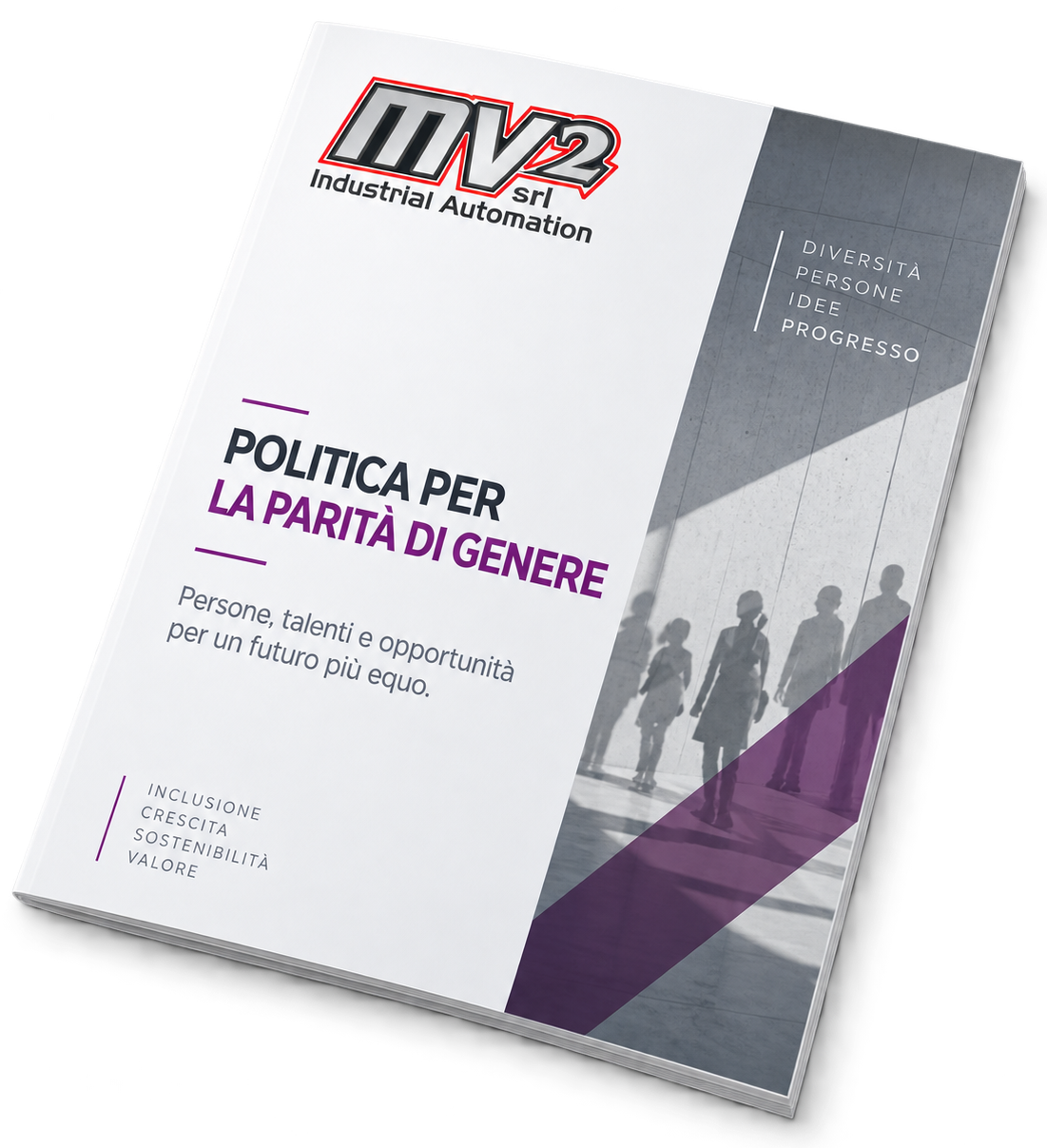 Mockup Politica per la parità di genere ritaglio